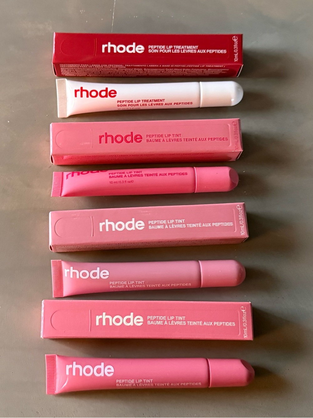 rhode Peptide Lip Tint and Treatment 4pc Set